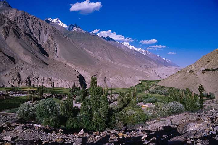 Hispar village, 3150m, Karakoram Mountains