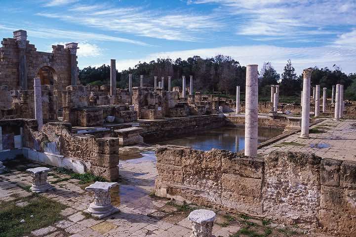 The Baths of Hadrian are an enormous construction, covering 3 ha