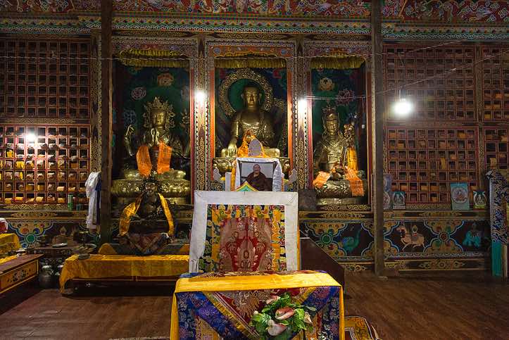 Inside Lho Gompa, Buri Gandaki Valley