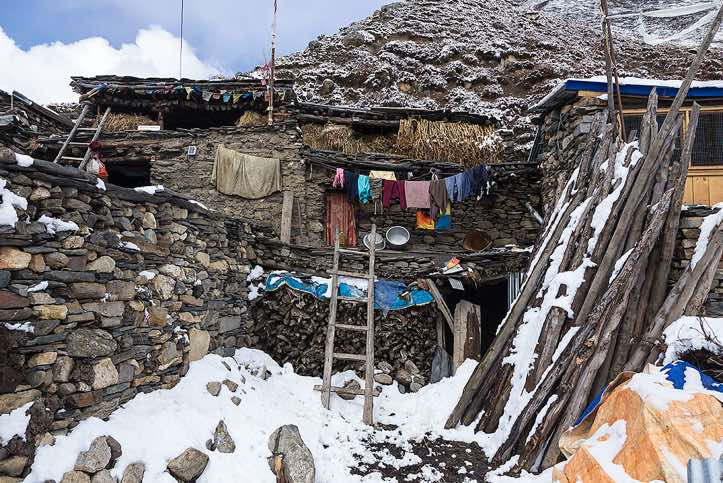 Stone houses in Samdo village