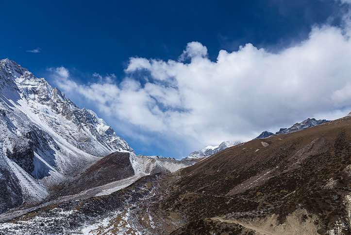 Dharamsala (Larkye Phedi), Larkya Glacier