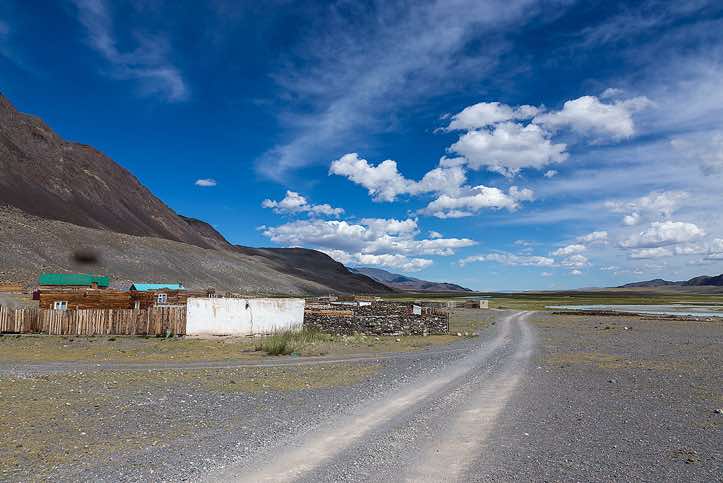 Village en route to Ulgii, Altai Mountains, Western Mongolia