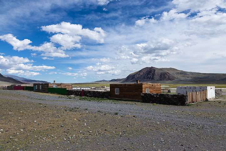 Village en route to Ulgii, Altai Mountains, Western Mongolia