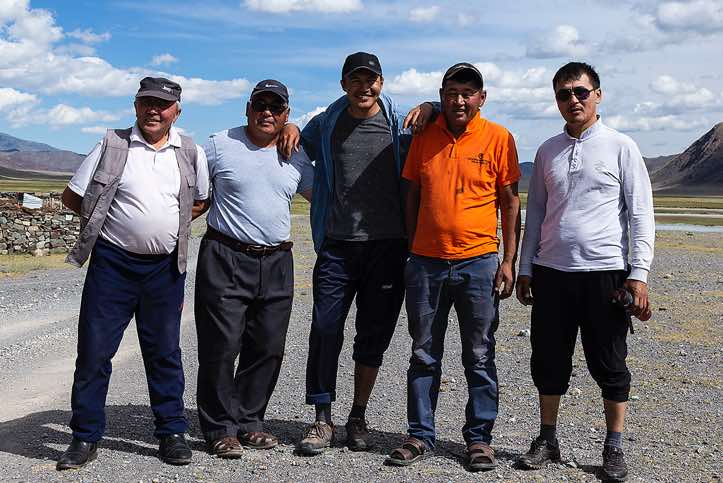 Local drivers and guides, Altai Mountains, Western Mongolia