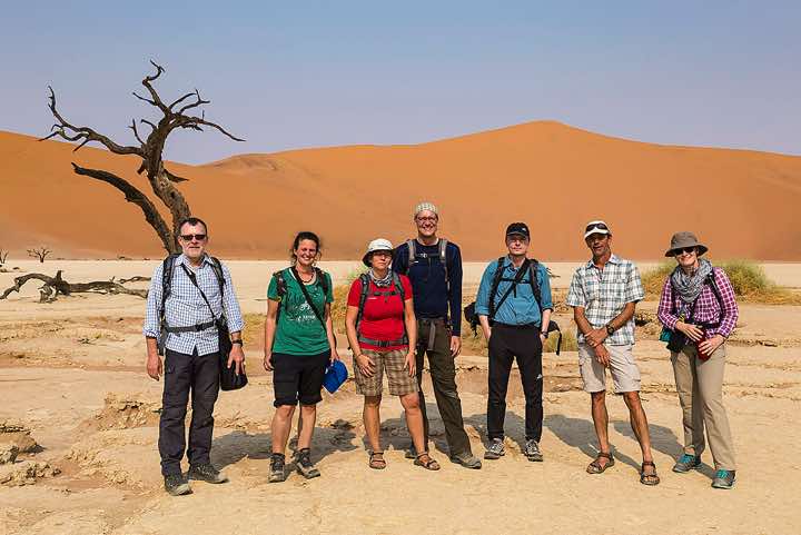 Dead Vlei, Sossusvlei dune field, Namib-Naukluft Park, Namib Desert