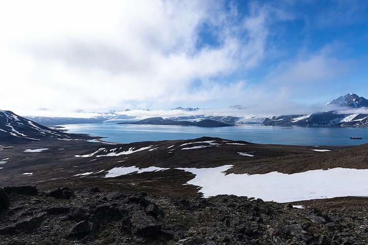 Panoramic view of Raudfjorden