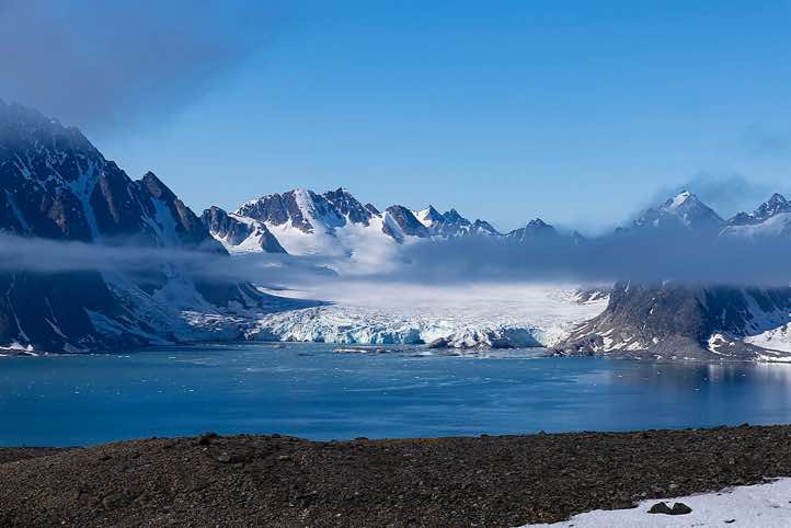 Smithbreen Glacier, Alicehamna, Raudfjorden