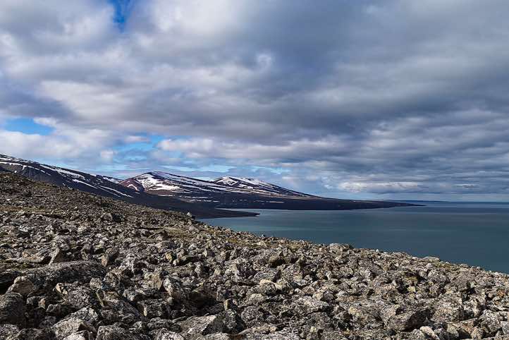 Panoramiv view from the slopes of Smørstabben mountain, Bockfjorden