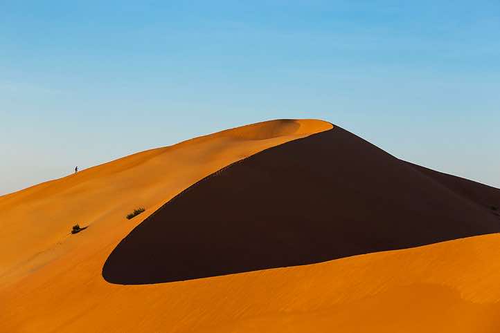 Dune crest, desert landscape, Rub al Khali, Empty Quarter, Dhofar region