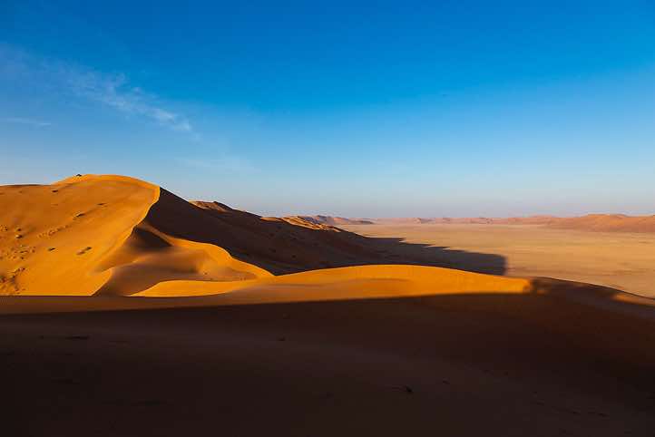 Sand dunes, desert landscape, Rub al Khali, Empty Quarter, Dhofar region
