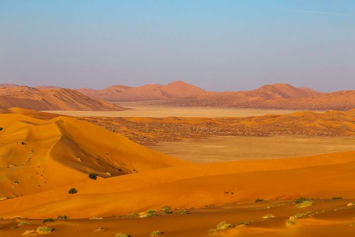Sand dunes, desert landscape, Rub al Khali, Empty Quarter, Dhofar region