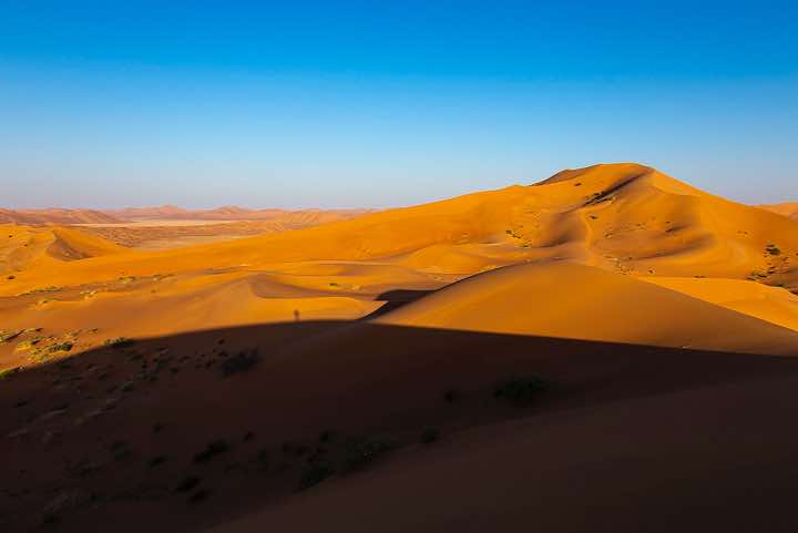 Sand dunes, desert landscape, Rub al Khali, Empty Quarter, Dhofar region