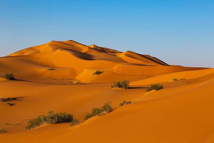 Sand dunes, desert landscape, Rub al Khali, Empty Quarter, Dhofar region