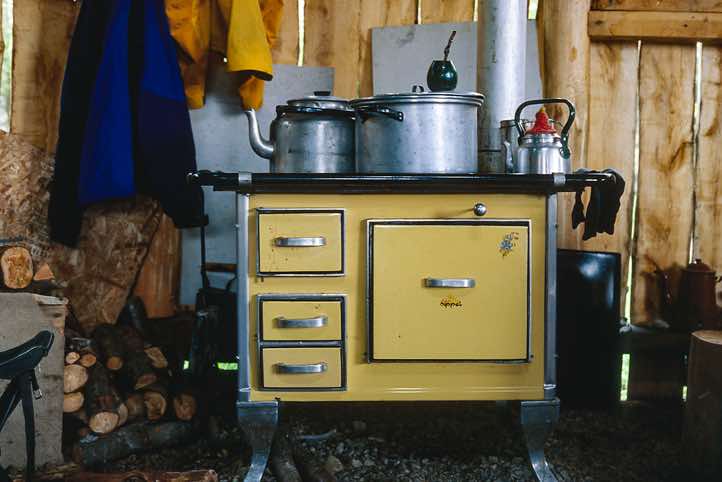 Cook stove, Fundo San Lorenzo, Chile