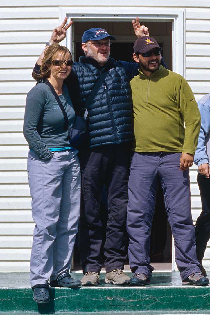 Gabriela, Siegfried and Sergio having fun