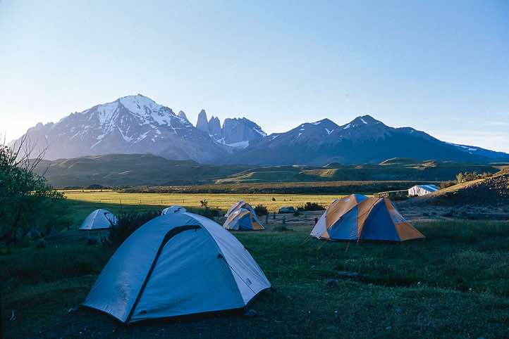 Campsite, Torres Del Paine National Park, Chile
