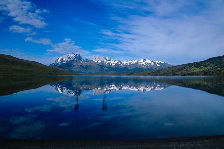 Laguna Azul, Torres Del Paine National Park, Chile