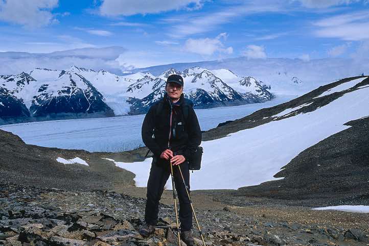 Top of John Gardner pass, 1241m, Torres Del Paine National Park, Chile