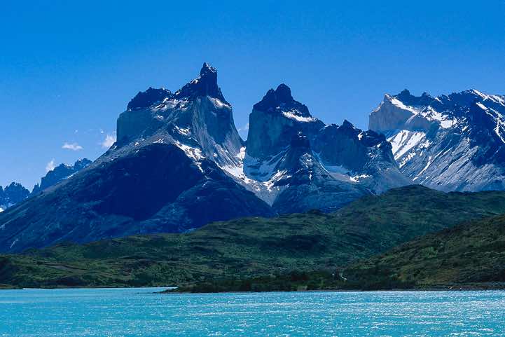 Cuernos Del Paine, Lago Pehoe, Torres Del Paine National Park, Chile