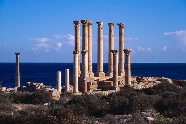 The remains of Neptune's Baths