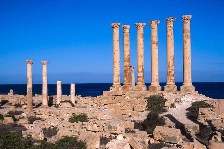 The remains of Neptune's Baths