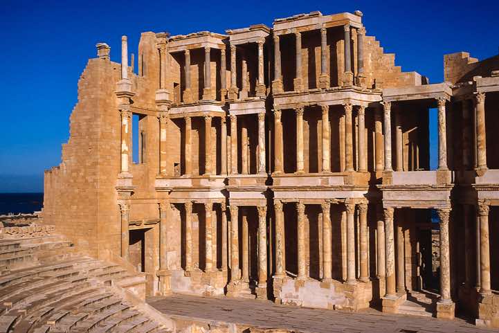 The theatre is the largest in Roman Africa