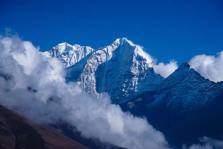 Kusum Kangguru, 6369m, seen from Namche