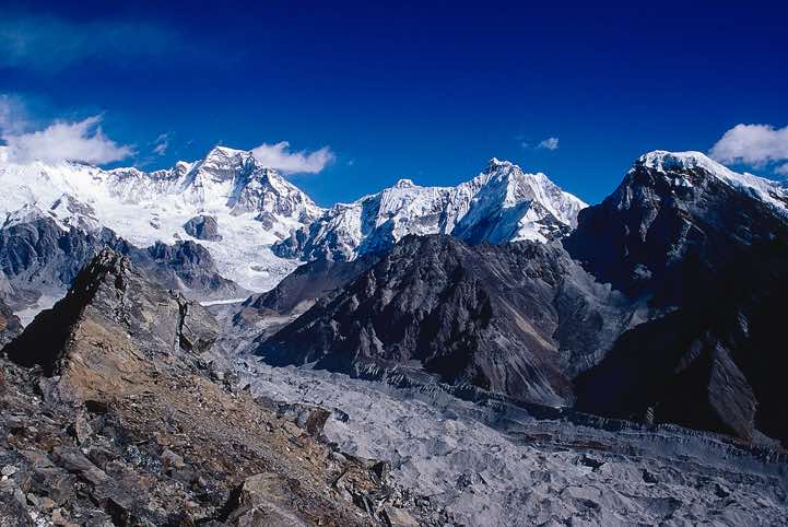 Gyachung Kang, 7922m, seen from Gokyo Ri, 5483m