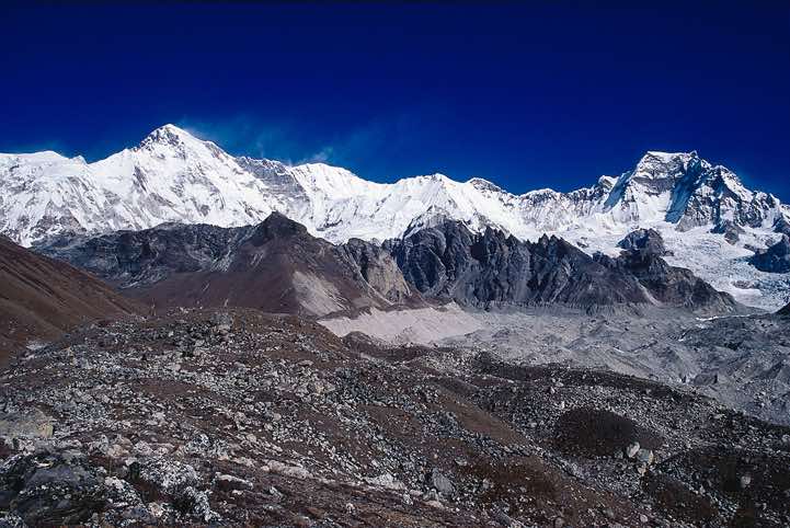 Cho Oyu, 8153m, Gyachung Kang, 7922m, Gokyo Valley