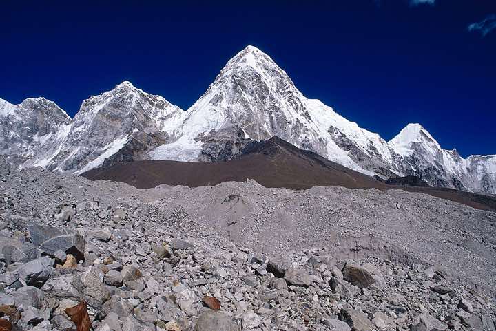 Pumo Ri, 7145m, seen from near Gorak Shep