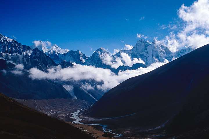 Mountain views, Thuklha to Dingboche trail