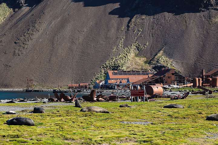Ruins of the Stromness whaling station, Stromness Bay, South Georgia