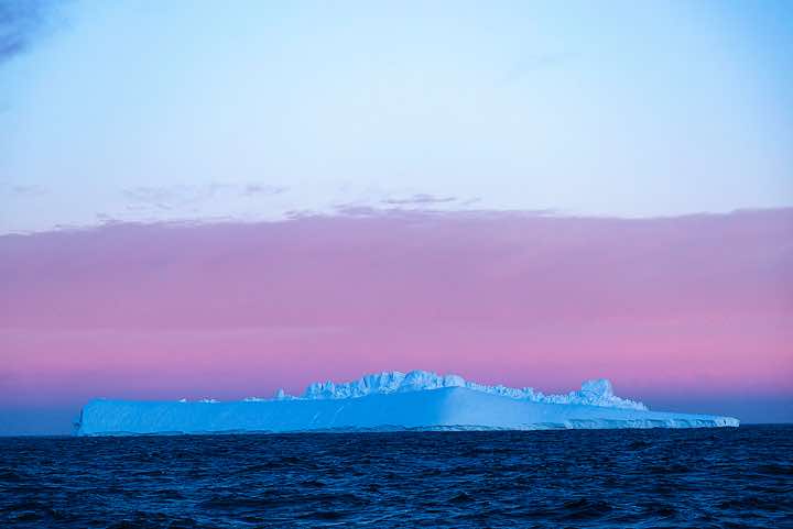 Stunning sunset, South Georgia