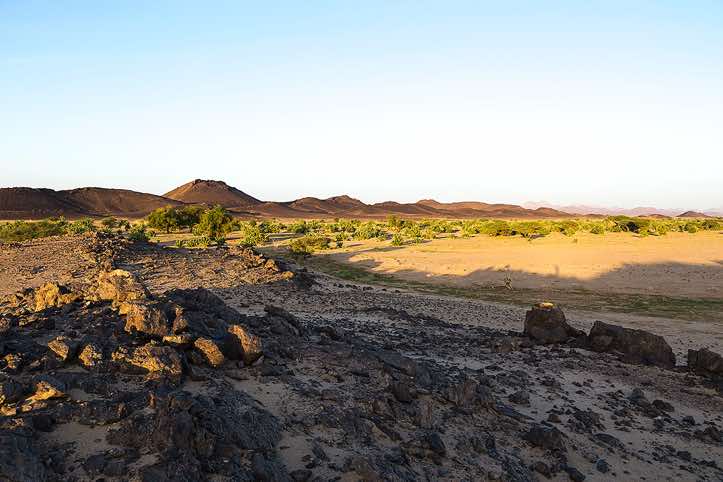 Landscape Bayuda Desert, Northern Sudan