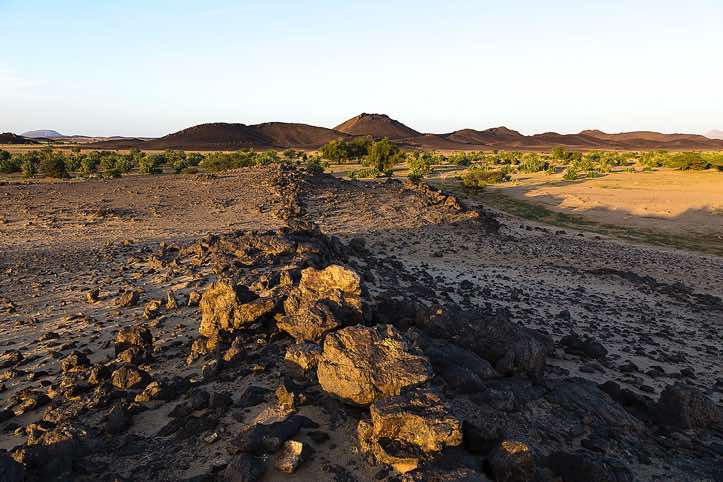 Landscape Bayuda Desert, Northern Sudan