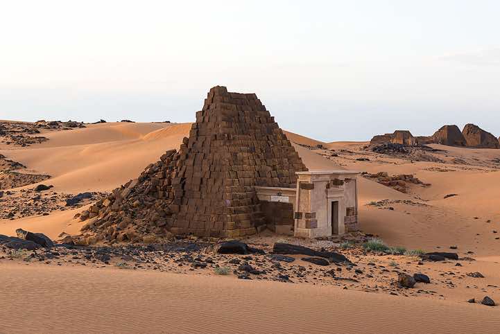 The Royal Necropolis of Meroë, Northern Sudan