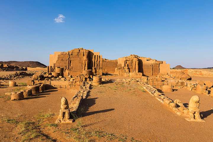 The 'Great Enclosure' at Musawwarat es-Sufra, Naqa (Naga), Northern Sudan