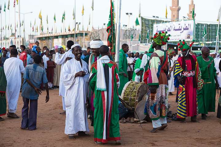 Sufi dervishes in Omdurman, Khartoum