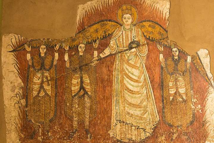 The story from Daniel and of the three youths thrown into the furnace, National Museum of Sudan, Khartoum