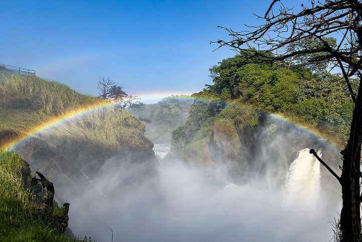 Rainbow at the Murchison Falls