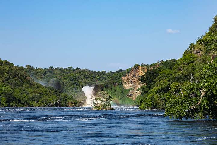 Murchison Falls on the lower Victoria Nile