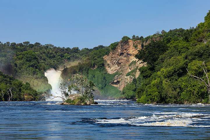 Murchison Falls on the lower Victoria Nile