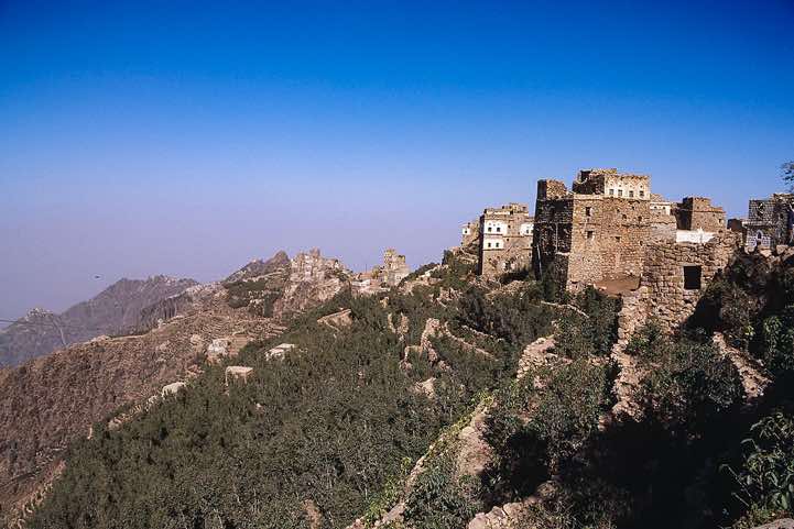 Khat fields on Jebel Rugab, Bura mountains