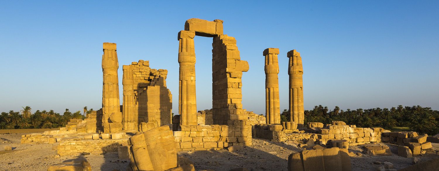 Egyptian temple of Soleb in Northern Sudan